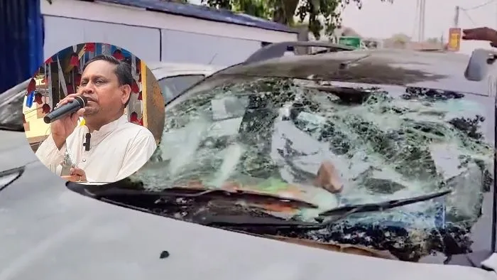 बंगाल चुनाव के बीच भारी बवाल: हुमायूं कबीर के काफिले पर हमला, गाड़ियां तोड़ीं, जमकर चले पत्थर