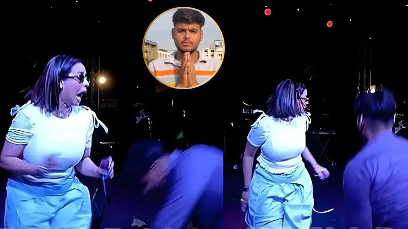 सुनंदा शर्मा के लाइव शो में मचा बवाल, स्टेज पर चढ़ फैन ने कर दी ऐसी हरकत, सिंगर ने उठाया चौंकाने वाला कदम