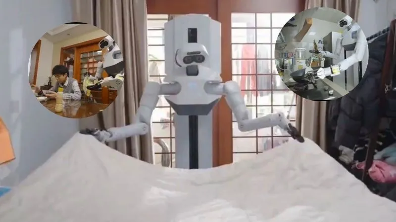 मां जैसा ख्याल रखता है Robot...बस्ता पैक करने से लेकर रात में लोरी गाकर सुलाने तक, हैरान कर देगा इस रोबोट का Video