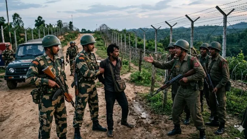 घुसपैठिए पर सेना आमने-सामने, BSF ने पकड़ा तो BGB ने की बदसलूकी, भारत-बांग्लादेश बॉर्डर पर हाई-वोल्टेज ड्रामा