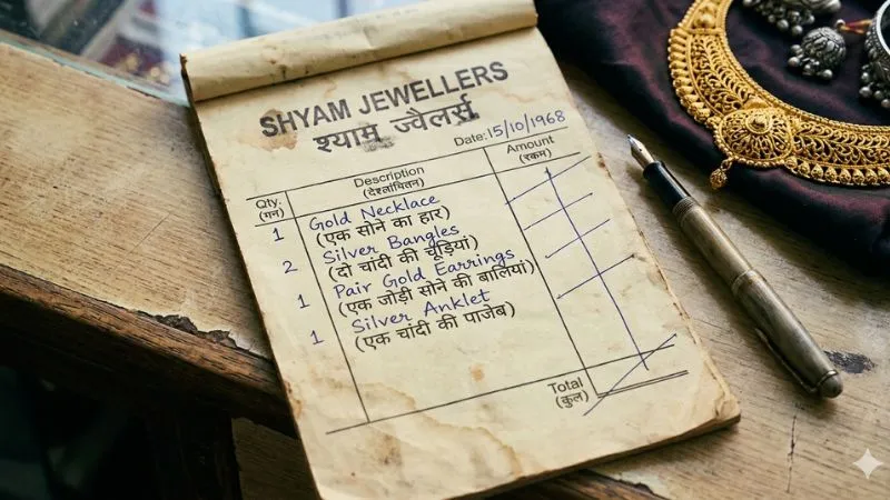 56 साल पुराना बिल देख उड़ जाएंगे होश! 20 ग्राम सोने की चेन के लिए दिए थे इतने पैसे, कुरकुरे से भी सस्ती थी चांदी!