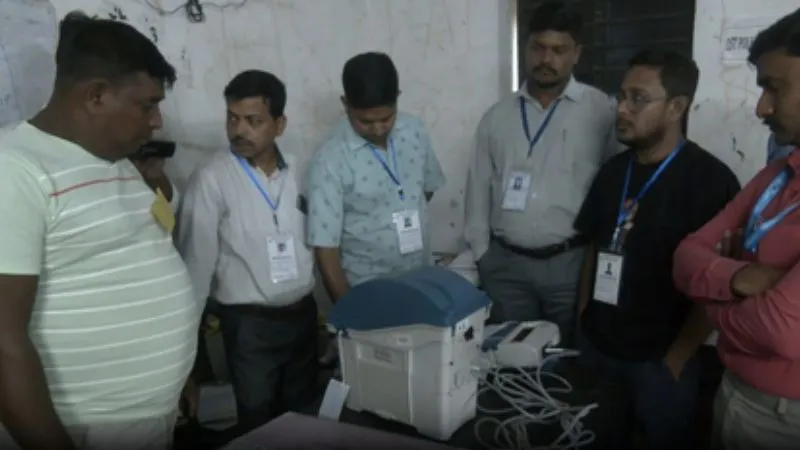 EVM से छेड़छाड़ के आरोपों के बाद बंगाल में दोबारा मतदान, 15 बूथों पर वोटिंग जारी; चुनाव आयोग ने दिए कड़े सुरक्षा के निर्देश
