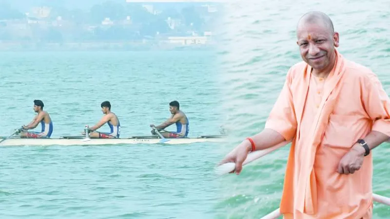CM योगी आदित्यनाथ ने रामगढ़ताल में लेक क्वीन क्रूज़ की सवारी की, ताल की साफ-सफाई का भी लिया जायजा