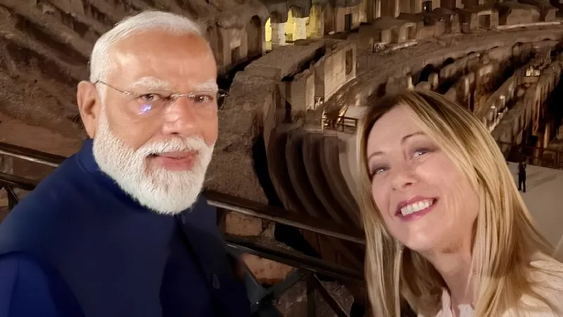 ‘रोम में आपका स्वागत है, मेरे दोस्त...’ इटली पहुंचते ही मेलोनी ने PM मोदी संग शेयर की नई सेल्फी, सोशल मीडिया पर हुई वायरल