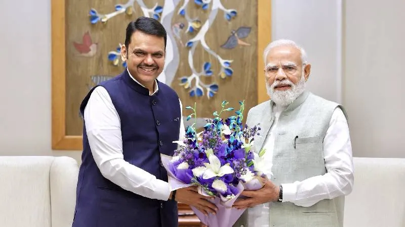 दिल्ली में पीएम मोदी से मिले सीएम देवेंद्र फडणवीस, महाराष्ट्र के विकास पर हुई चर्चा