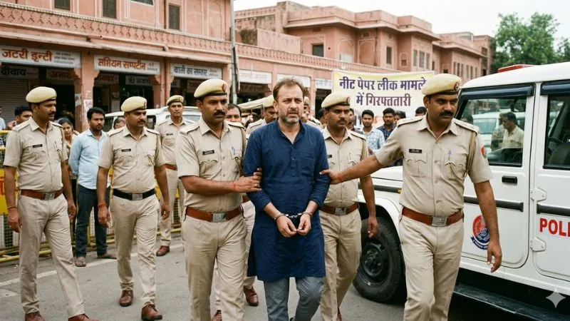 जयपुर से पकड़ा गया NEET पेपर लीक का मास्टरमाइंड, नासिक, राजस्थान से लेकर हरियाणा तक… जानिए कहां-कहां पहुंचे नकर के तार