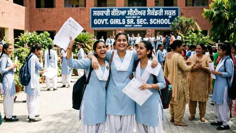 पंजाब बोर्ड 12वीं का रिजल्ट जारी, बेटियों ने फिर गाड़े सफलता के झंडे, 91.46% रहा कुल परिणाम