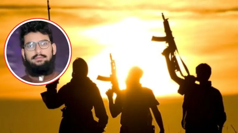 आतंकी हमजा के जनाजे में 'अज्ञात' का खौफ, AK-47 के साथ घेरा बनाकर हिजबुल के कमांडर की हुई हिफाजत