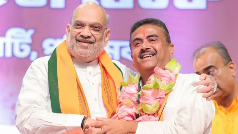 अमित शाह का ममता बनर्जी पर तीखा प्रहार, बोले- दीदी, सुवेंदु दा ने आपको घर में घुसकर हराया