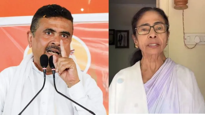 बंगाल में ढह गया ‘दीदी’ का किला... सुवेंदु अधिकारी ने लगातार दूसरी बार दी मात, ममता बनर्जी को भवानीपुर में 15,105 वोटों से हराया