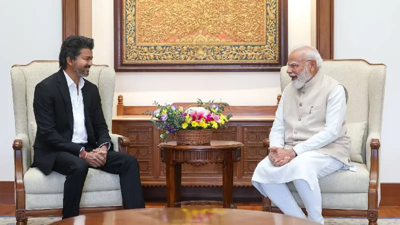 पीएम मोदी से मिले तमिलनाडु के सीएम विजय, मेकेदातु प्रोजेक्ट से लेकर सियासी बदलाव तक हुई चर्चा