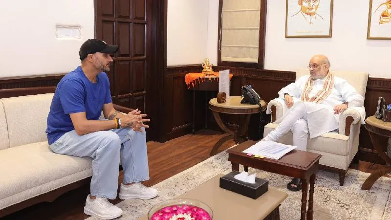 हरभजन सिंह ने अमित शाह से की मुलाकात, पंजाब के मुद्दों पर हुई चर्चा