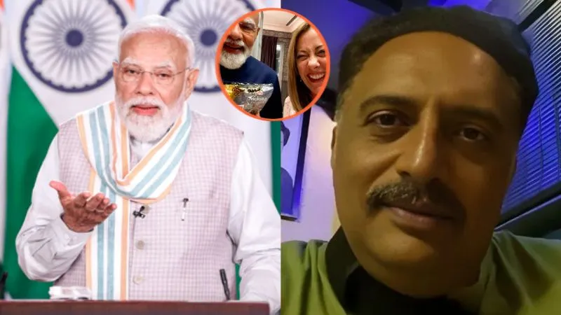 PM मोदी ने जॉर्जिया मेलोनी को गिफ्ट की ‘Melody’ तो प्रकाश राज ने ली चुटकी, लोगों से नहीं हुआ बर्दाश्त, लगाई दी क्लास