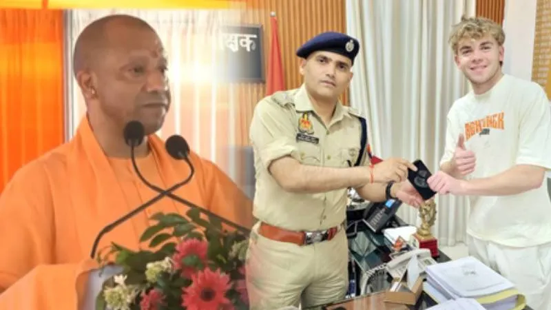 ऑस्ट्रेलियाई इन्फ्लुएंसर का चोरी हुआ iPhone अलीगढ़ पुलिस ने कराया बरामद, जेक जैकिंग्स ने की योगी की पुलिस की तारीफ