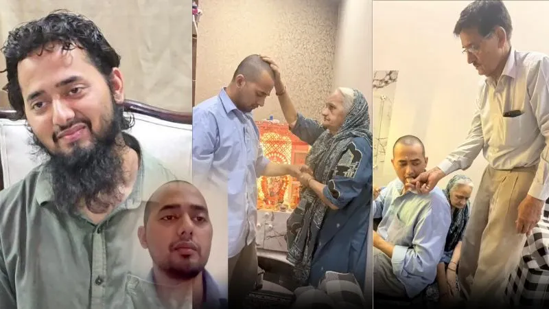 मां-पापा के प्यार की छांव तले...हिंदू से मुसलमान बने आयुष मलिक की हुई घर वापसी, वीडियो जारी कर मांगी माफी