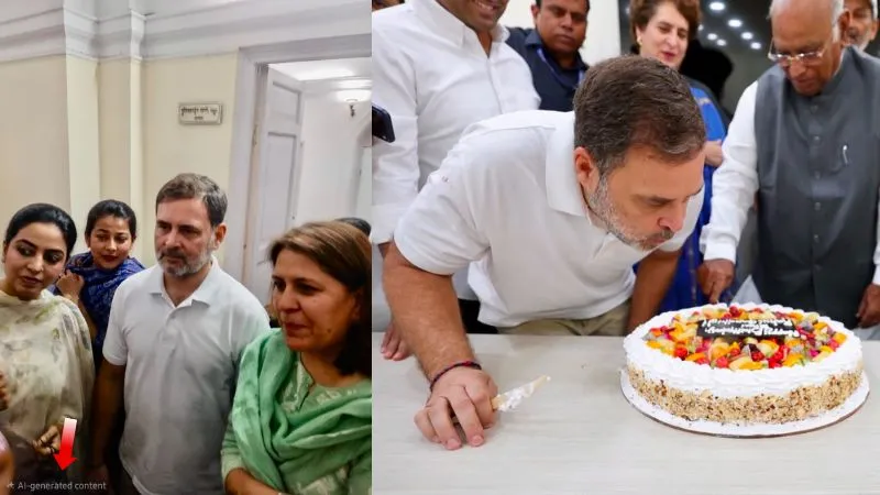 चाकू पर लगा केक, बर्थडे पार्टी वाली तस्वीर, AI वाटरमार्क...सुप्रिया श्रीनेत की एक चालाकी, हो गई राहुल गांधी की फजीहत!