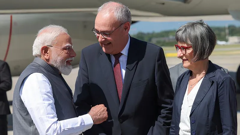 जिनेवा पहुंचे PM मोदी, G-7 समिट में भारत की बड़ी एंट्री, स्विट्जरलैंड के राष्ट्रपति ने किया भव्य स्वागत