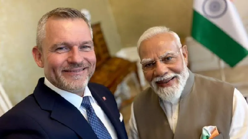 स्लोवाक राष्ट्रपति से मिले PM मोदी, बोले- आपके विचार प्रेरणादायक और कीमती