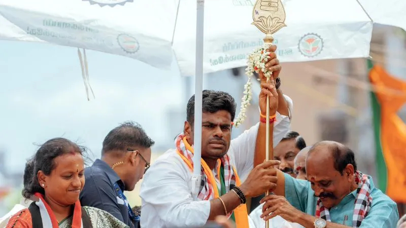 साउथ में शाह के ‘सिंघम’ ने छोड़ी पार्टी, अन्नामलाई का BJP से इस्तीफा, नितिन नबीन से मुलाकात कर बताई मन की बात