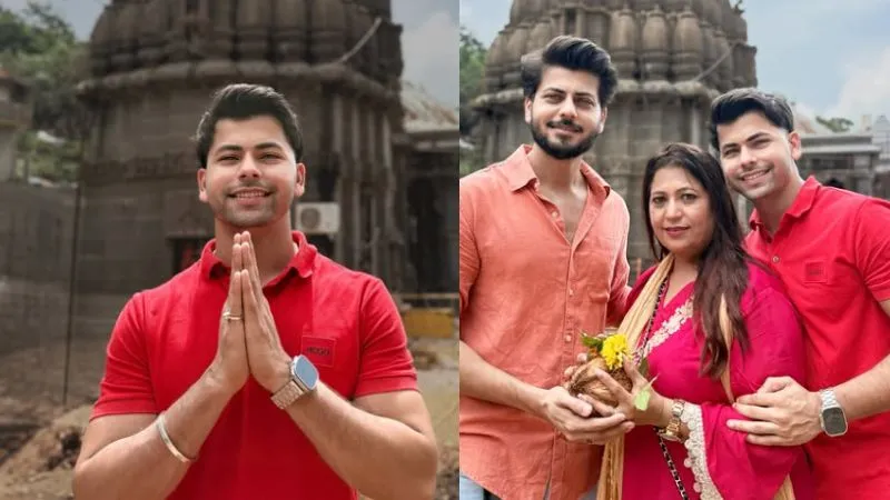 टीवी एक्टर  सिद्धार्थ निगम ने परिवार के साथ भगवान भीमाशंकर के दर्शन किए, बोले- हर हर महादेव