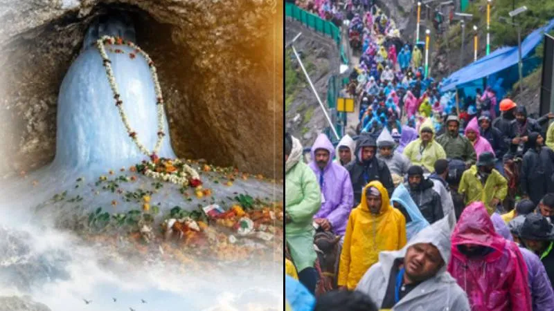 अमरनाथ यात्रा में उमड़ा आस्था का सैलाब, पहले दिन 12 हजार से ज्यादा श्रद्धालुओं ने किए बाबा बर्फानी के दर्शन