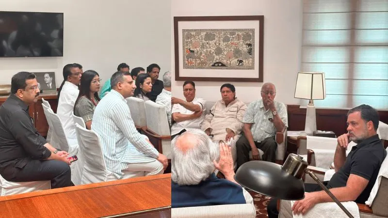 संसद में जोरदार हंगामा, PM आवास के बाहर धरना के बाद काले कपड़े पहनकर सदन में आए राहुल गांधी, सरकार पर हमलावर विपक्ष