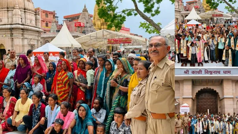 जब जिंदगी में पहली बार इन आदिवासी महिलाओं ने देखा शहर, किए बाबा विश्वनाथ के दर्शन, UP पुलिस ने वादा किया पूरा