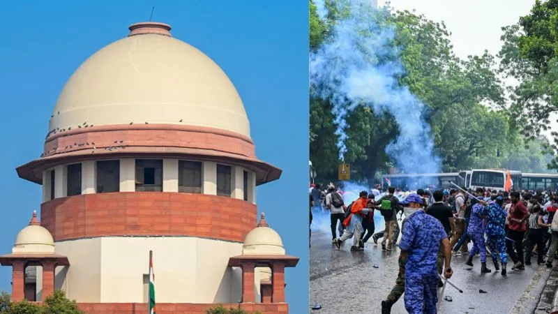 CJP के प्रदर्शन में लाठीचार्ज और हिरासत पर SC का बड़ा फैसला, नाबालिगों छात्रों की रिहाई के आदेश, 7 राज्यों को नोटिस