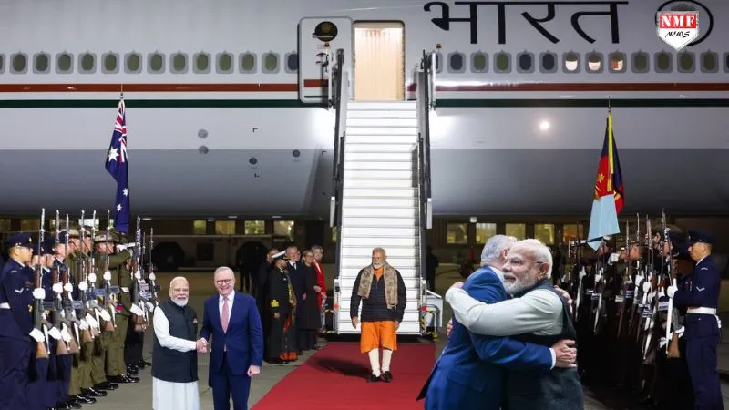 वंदे मातरम की धुन, तिरंगे से पटे रोड...ऑस्ट्रेलिया पहुंचे PM मोदी, झूमे भारतीय, न्यूक्लियर-AI सहित कई मुद्दों पर सहमति