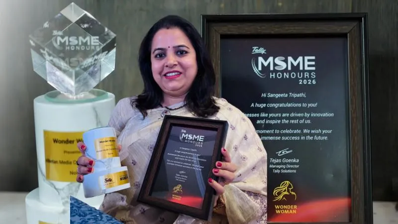 Tally MSME Honours 2026: दिग्गज उद्यमियों का सम्मान, KMC की डायरेक्टर संगीता त्रिपाठी को वंडर वूमन कैटेगरी में मिला खास अवॉर्ड