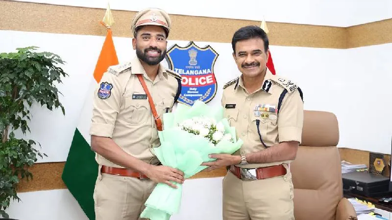 DSP मोहम्मद सिराज ने तेलंगाना DGP से की मुलाकात, पुलिस कल्याण योजनाओं पर हुई चर्चा
