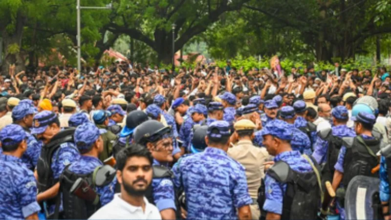 CJP प्रोटेस्ट में कुख्यात बदमाश की एंट्री! नारे लगाता दिखा हाफी अफजल, 6 साल काट चुका जेल; जांच के घेरे में प्रदर्शन