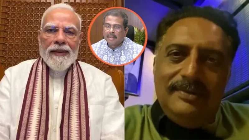 धर्मेंद्र प्रधान ने दिया इस्तीफा तो प्रकाश राज को मोदी सरकार का मजाक उड़ाना पड़ा भारी, लोगों ने लगाई क्लास