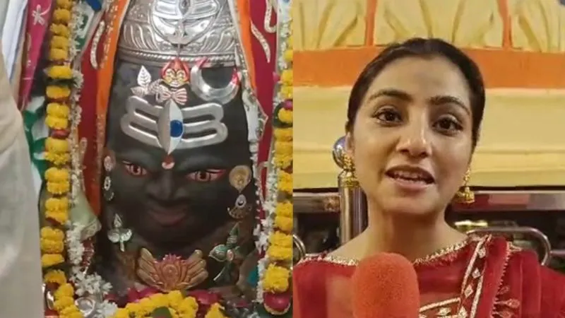 सावन में चौथी बार बाबा महाकाल के दर पर पहुंचीं नेहा मर्दा, भस्म आरती के बाद बोलीं- कुछ नया होने वाला है