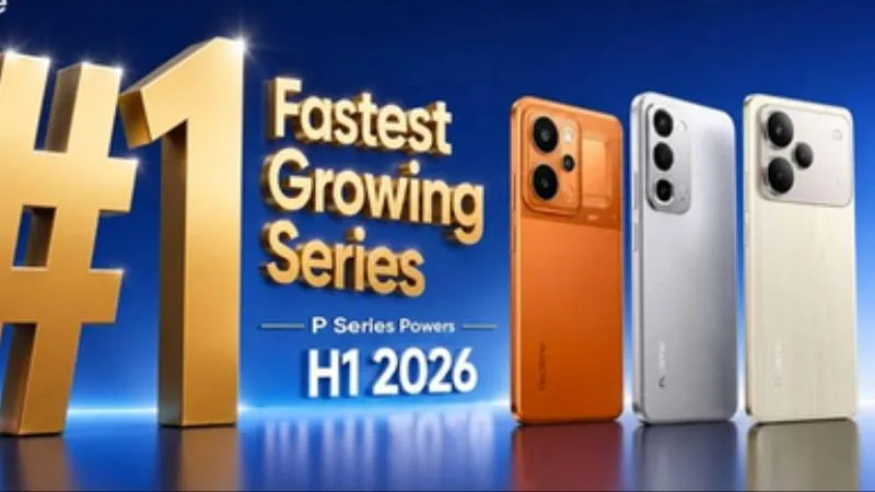 Realme P सीरीज ने रचा नया रिकॉर्ड, फ्लिपकार्ट पर सबसे ज्यादा बिकने वाली  बनी स्मार्टफोन सीरीज