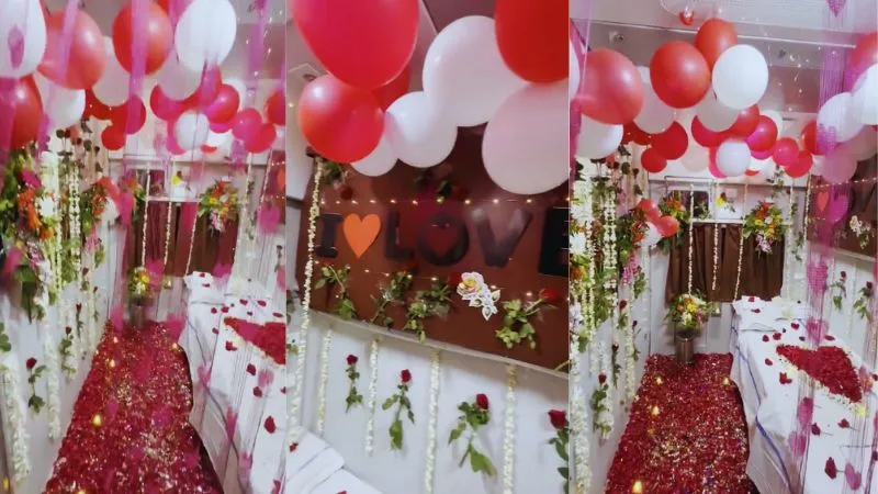 गुब्बारे, गुलाब के फूल…ट्रेन के कोच को देख लोग बोले ‘सुहागरात एक्सप्रेस’, रेलवे का भी आ गया बयान, VIDEO हुआ VIRAL