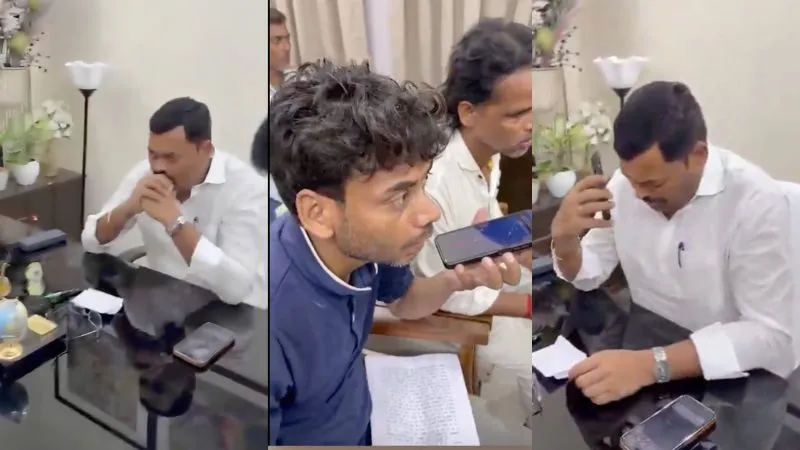 फोन पर 50 हजार की रिश्वत मांग रहा था सरकारी बाबू, सुन रहे थे मंत्री, फिर जो किया, वो सोशल मीडिया पर छा गया