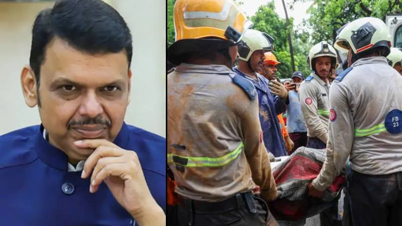 मुंबई के घाटकोपर में भारी बारिश के बाद भूस्खलन, 3 बच्चों समेत 7 की मौत, सीएम फडणवीस ने दुख जताया