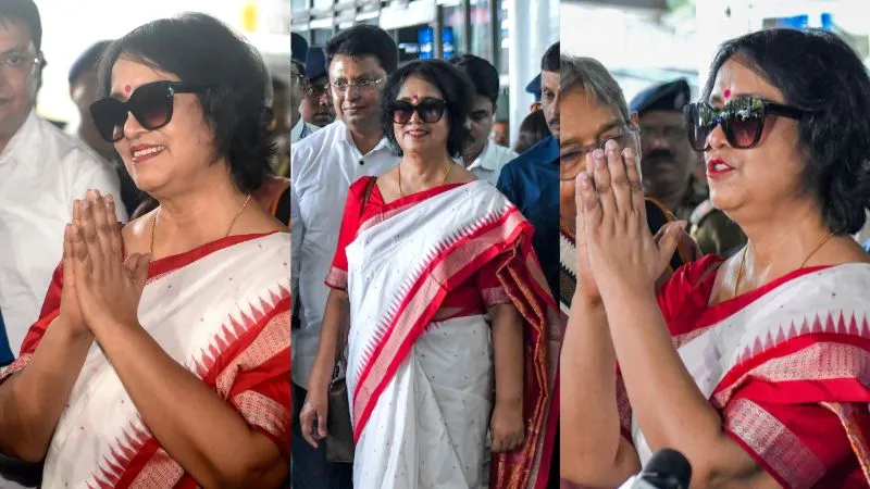 जिन बांग्लादेशी लेखिका तसलीमा नसरीन को लेफ्ट-ममता राज में राज्य निकाला दे दिया, उनकी शंख बजाकर हुई बंगाल वापसी