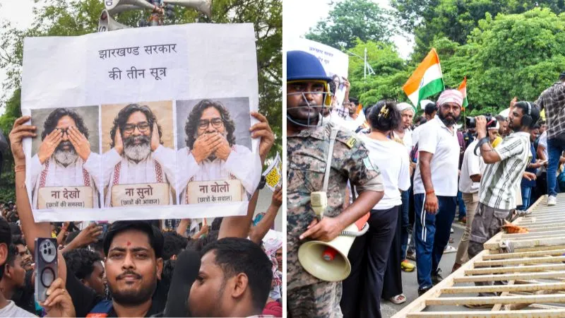 झारखंड में आर-पार के मूड में छात्र! विधानसभा के अंदर डटे प्रदर्शनकारी, अब सरकार से कोई वार्ता नहीं होगी, देवेंद्रनाथ महतो का ऐलान