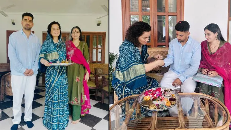 Raksha Bandhan 2026: भाई-भाभी संग कंगना ने मनाया रक्षाबंधन, शेयर की खूबसूरत तस्वीरें, बोलीं-तुम मेरे माता-पिता की छवि हो
