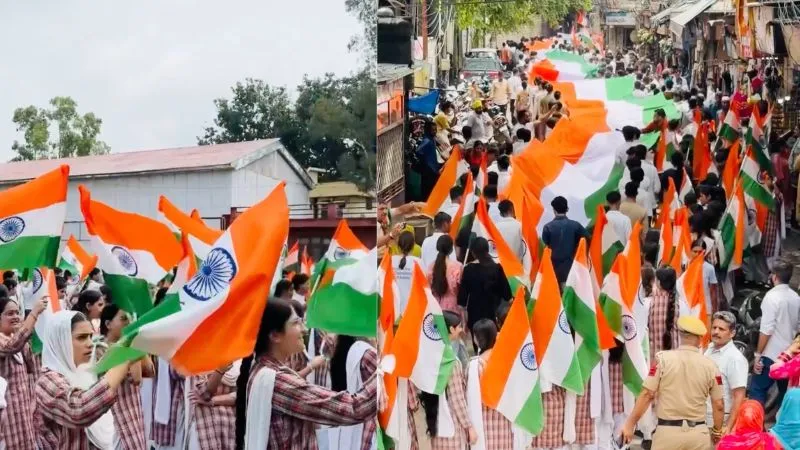 आर्टिकल 370 हटाए जाने के सात साल, जम्मू-कश्मीर में निकली भव्य तिरंगा रैली, PDP ने किया विरोध, महबूबा मुफ्ती ने दिया धरना