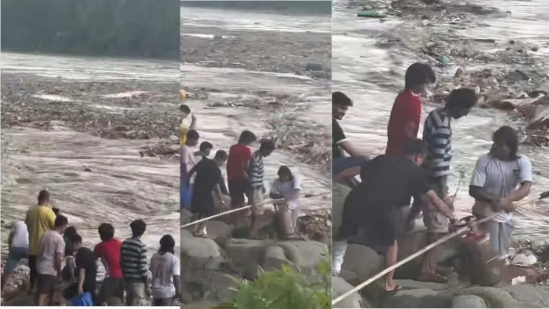 नेपाल बाढ़ में तबाही के बीच वायरल हुआ ये वीडियो, तेज बहाव में बहता दिखा गैस सिलेंडर और फिर जो हुआ...