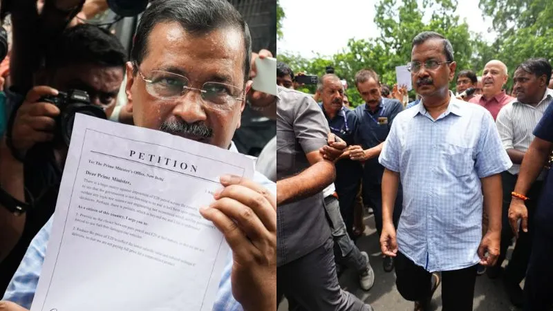 E-20 के विरोध में सड़क पर धरने पर बैठे थे अरविंद केजरीवाल, 2.33 लाख पीटिशन लेकर पुलिस ने धरना खत्म कराया
