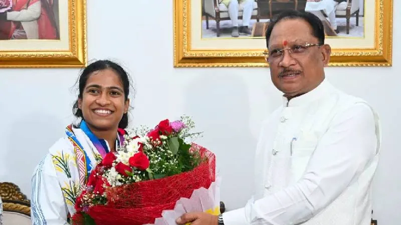 Commonwealth Games 2026: सिल्वर जीतते ही ज्ञानेश्वरी यादव बनीं DSP, मुख्यमंत्री साय ने दिए 30 लाख रुपए
