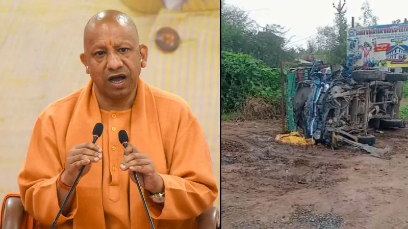 भिंड के भीषण सड़क हादसे में 8 मजदूरों की मौत, CM योगी ने जताया दुख, 2-2 लाख रुपये के मुआवजे का ऐलान