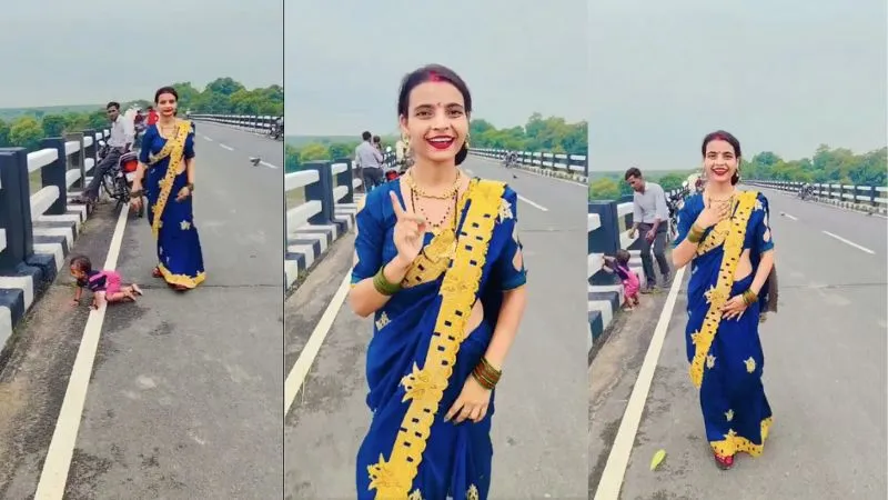 बच्चे की सुरक्षा से ज्यादा जरूरी थी रील? महिला की हरकत देख सोशल मीडिया पर भड़के लोग
