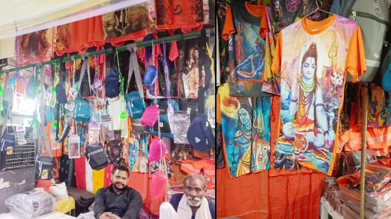 महादेव के स्लोगन वाली टी-शर्ट से लेकर योगी-बुलडोजर प्रिंट तक, युवाओं में कांवड़ के प्रति क्रेज से बाजारों में रौनक, छोटे दुकानदारों की भी चांदी