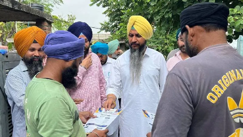 पंजाब में ‘मान के मुनाफे’ अभियान तेज, AAP नेताओं ने घर-घर जाकर गिनाए सरकार के काम