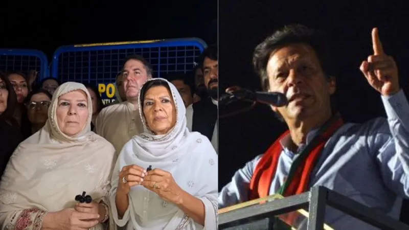पाकिस्तान में PTI के लॉन्ग मार्च से पहले एक्शन शुरू, हिरासत में इमरान खान की बहन, कोटलखपत जेल भेजा गया